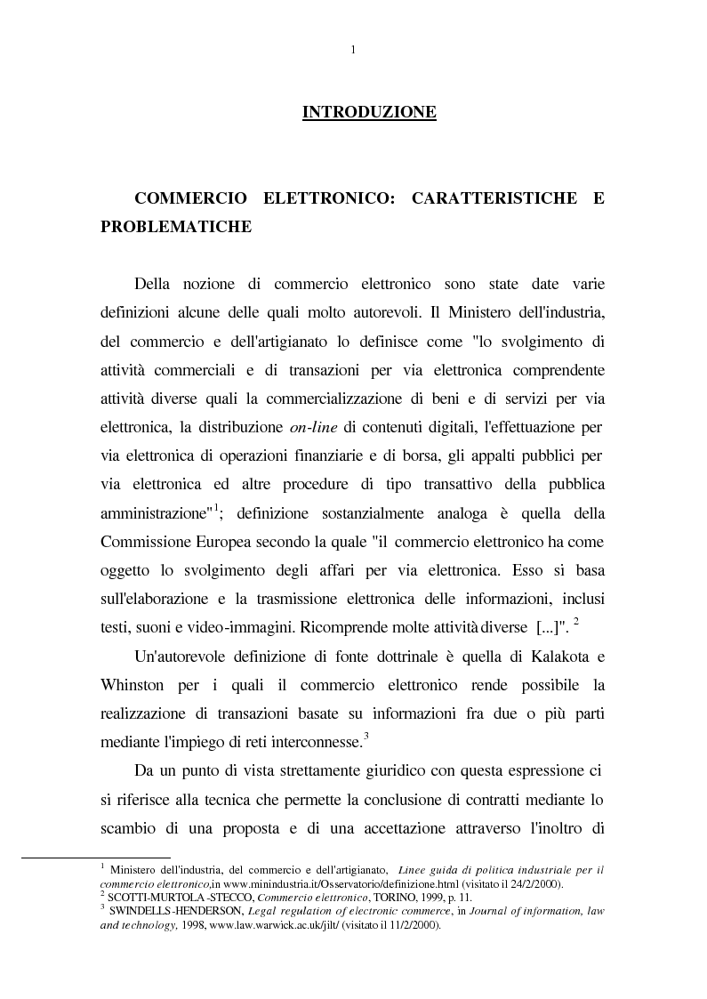 Contratti Conclusi In Rete: I Problemi Di Diritto Internazionale Privato E La Legge Modello Dell'uncitral Sul Commercio Elettronico - Tesi Di Laurea - Tesionline 1123_x_795_png