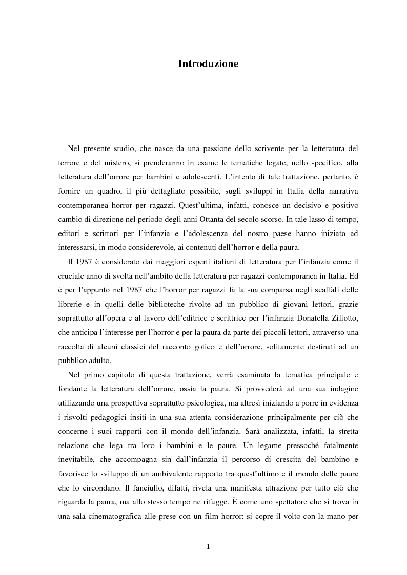 Viaggio attraverso i sentieri della paura. Per una