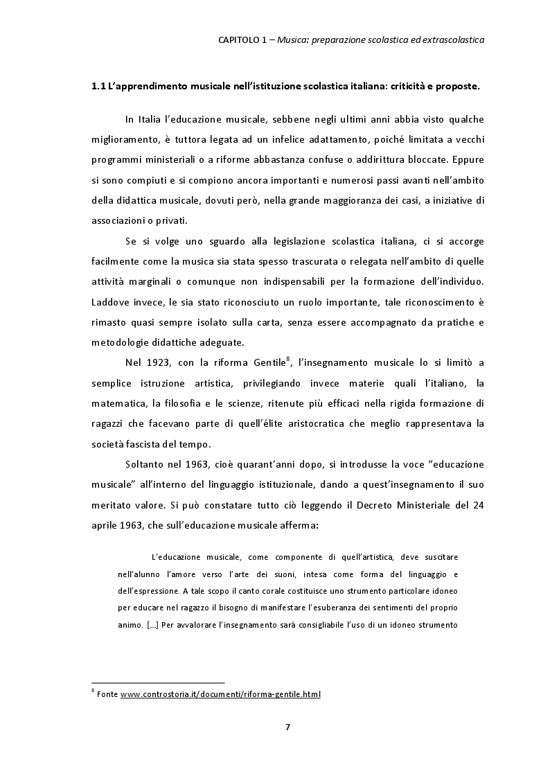 L'apprendimento Musicale: Aspetti Verbali E Non Verbali - Anteprima Tesi - Pagina 7 Di 8 - Tesionline 1123_x_794_png