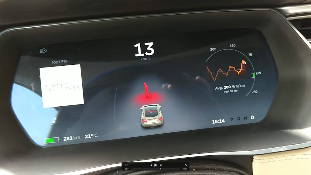 Tesla Model S owner reminds us of 'Active Hood' pedestrian safety feature