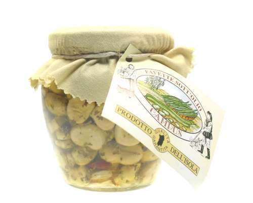 FAVETTE SARDE SOTT'OLIO 190gr CAMPUS Tesori Sardi