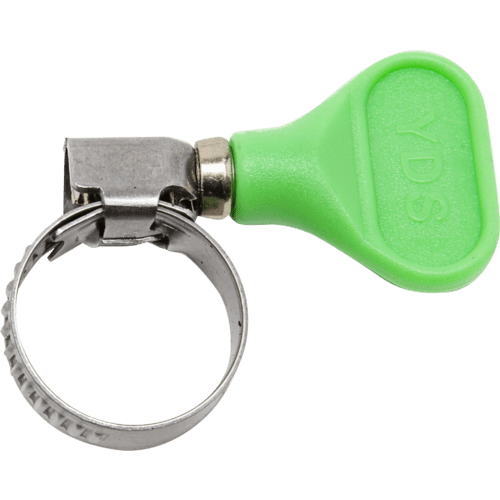 S/S Hose Clamp w/ Thumb Screw Green 3/4 inch Tessier's Hardware & Home Brew