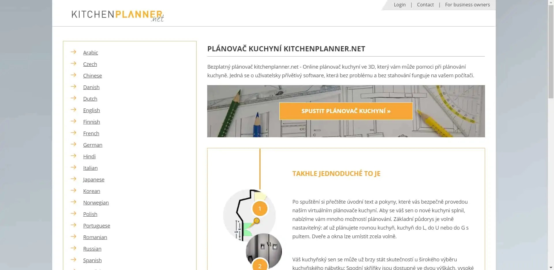 Recenze Jednoduchý plánovač kuchyní online