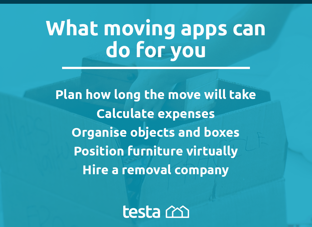 The best apps for moving house TESTA RESIDENCIAL