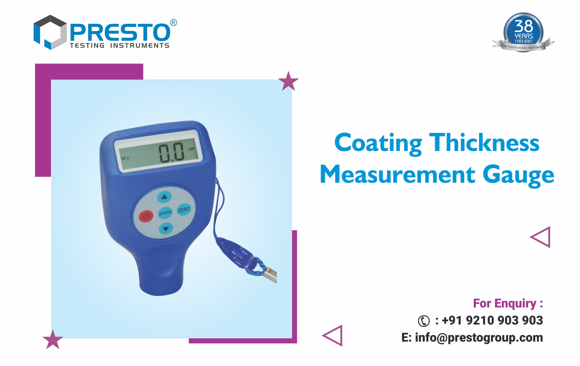 Coating Thickness Measurement Gauge