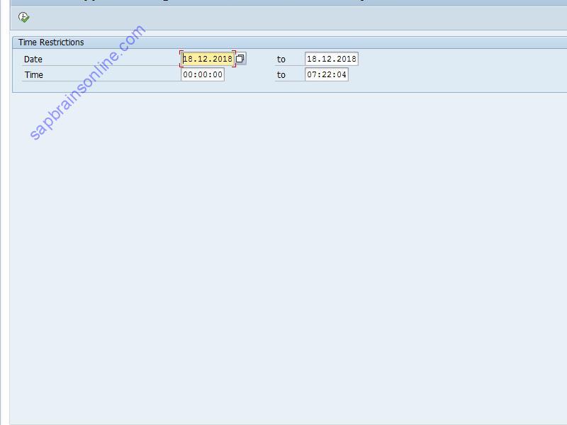 FOAPLOG01 SAP tcode for Analyze Application Log