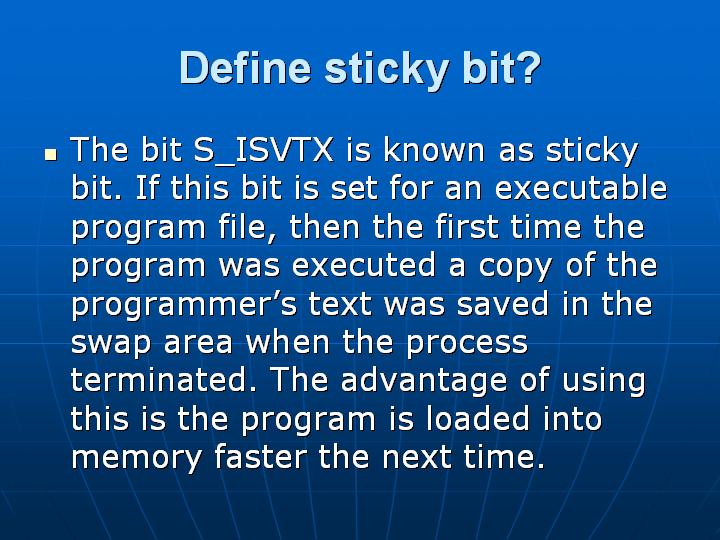 General UNIX interview questions with answers TestingBrain