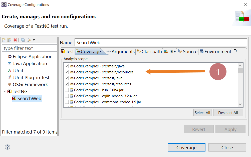 How to perform code coverage with Eclipse?