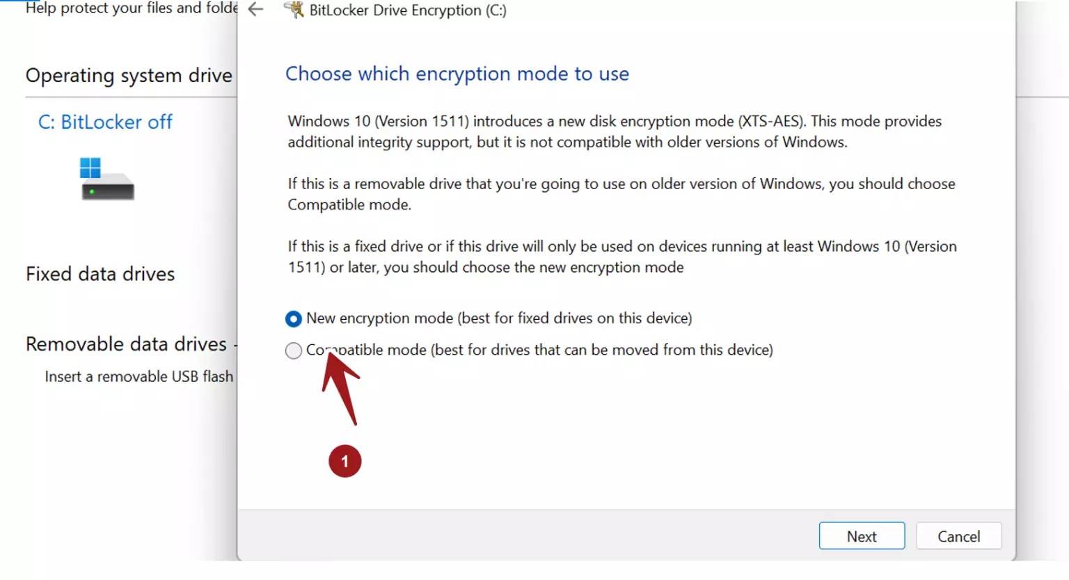 Enable BitLocker Drive Encryption on Windows 11