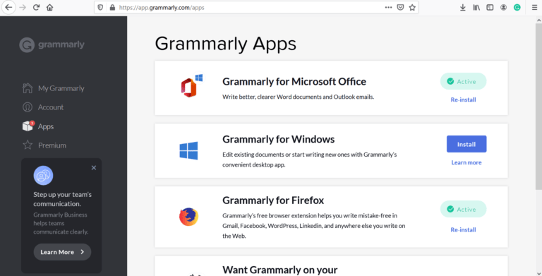 How to Add Grammarly to MS Word and Outlook