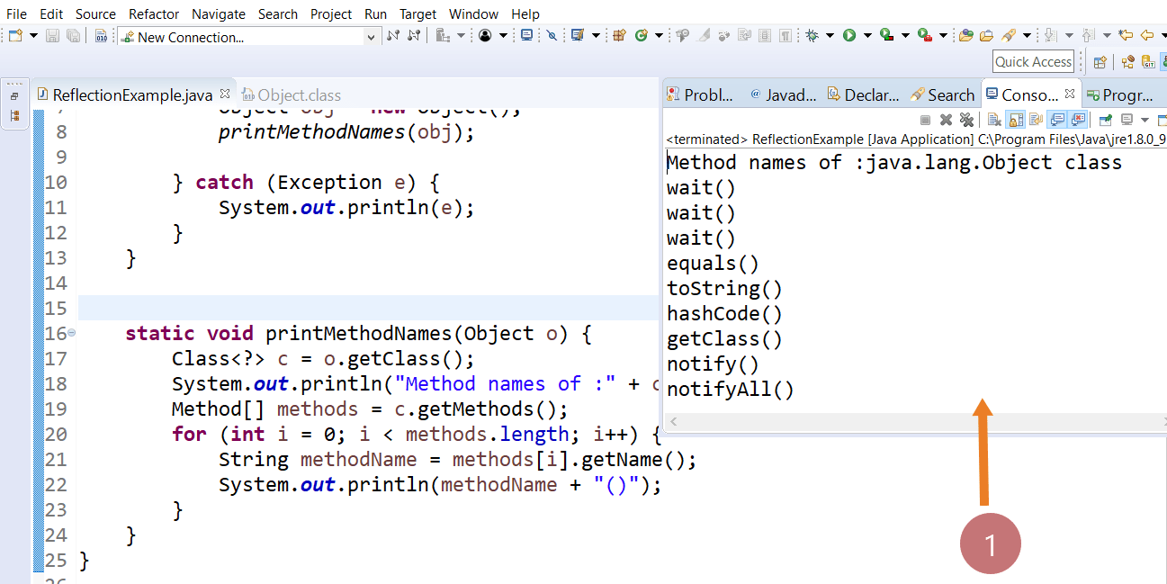 What is Java Reflection? Write a simple program to demonstrate it