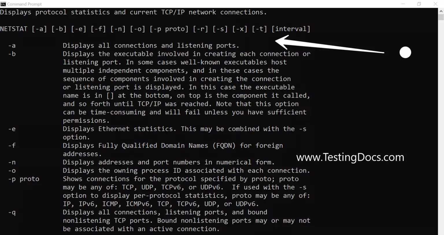 How to find listening Ports on Windows