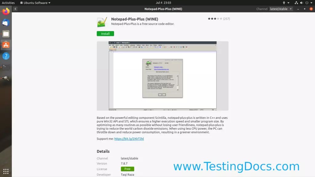 How to install Notepad++ Text editor on Ubuntu Server