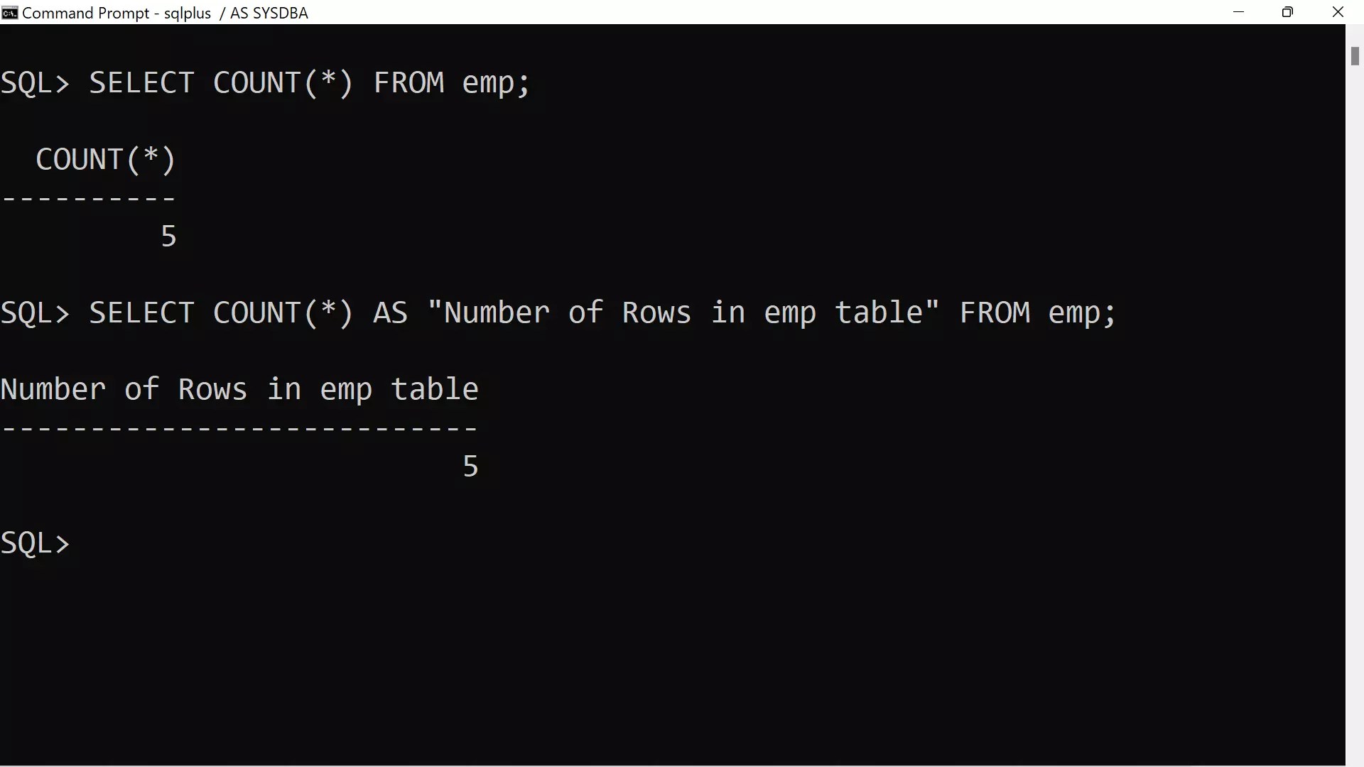How to Get Database Table Row Count in JDBC?