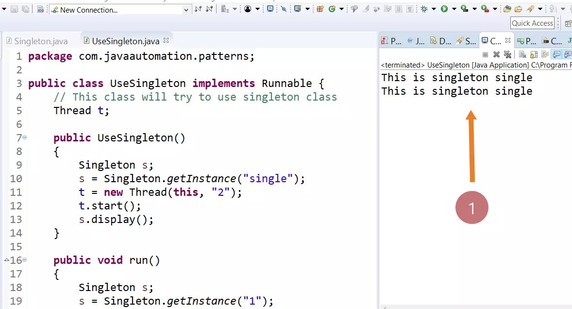 How to create a Singleton class?