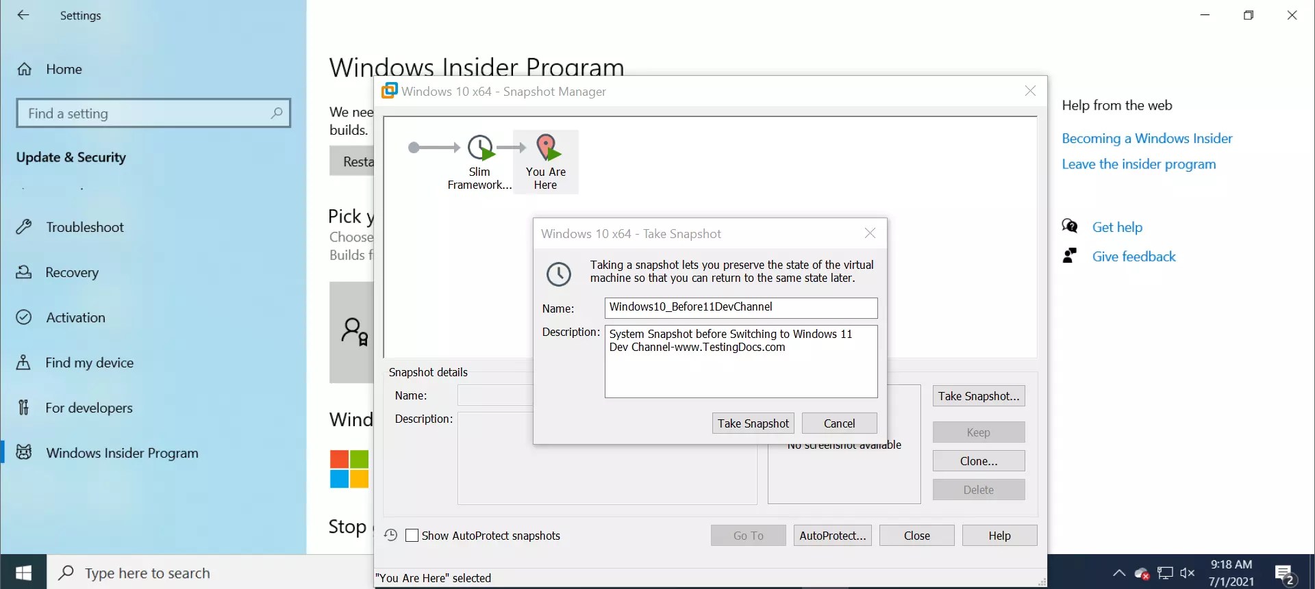 Install Windows 11 Insider Preview on Virtual Machine