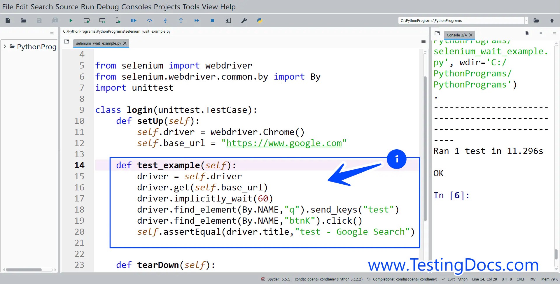 Selenium Implicit Wait