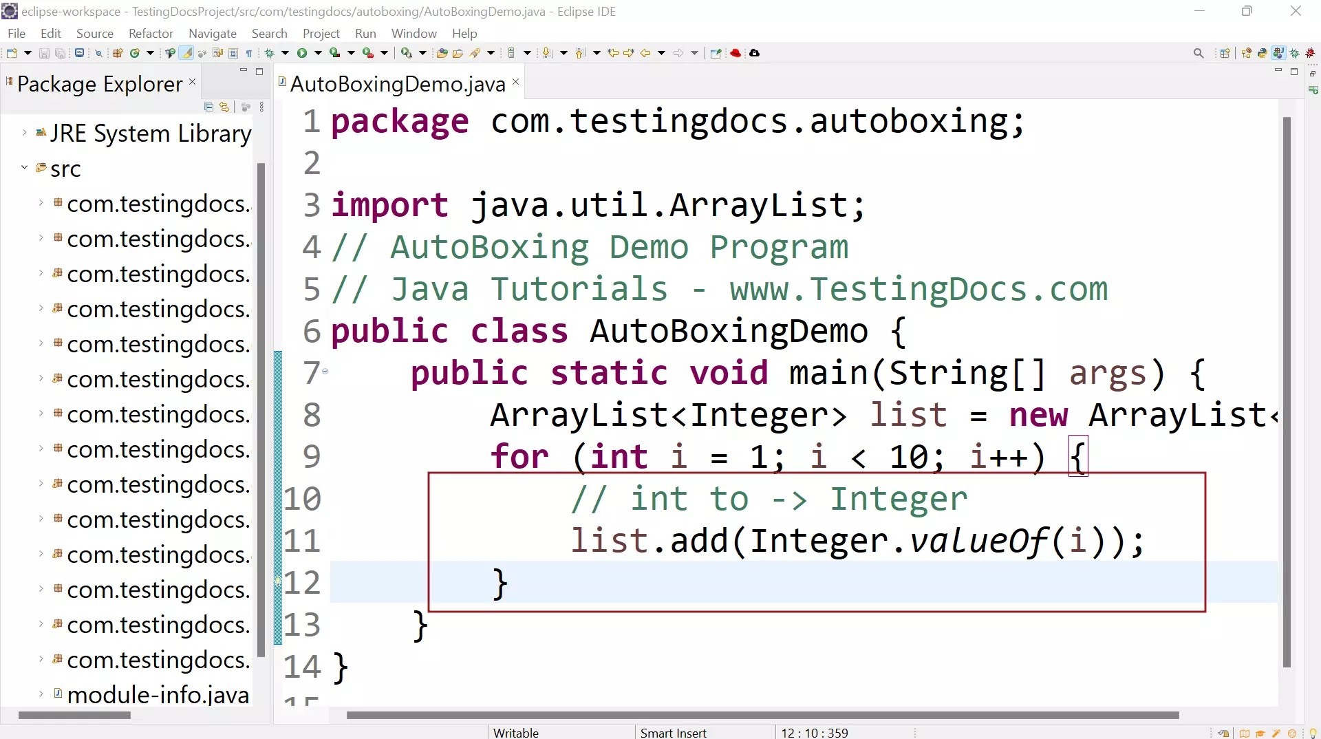 Autoboxing and Unboxing in Java