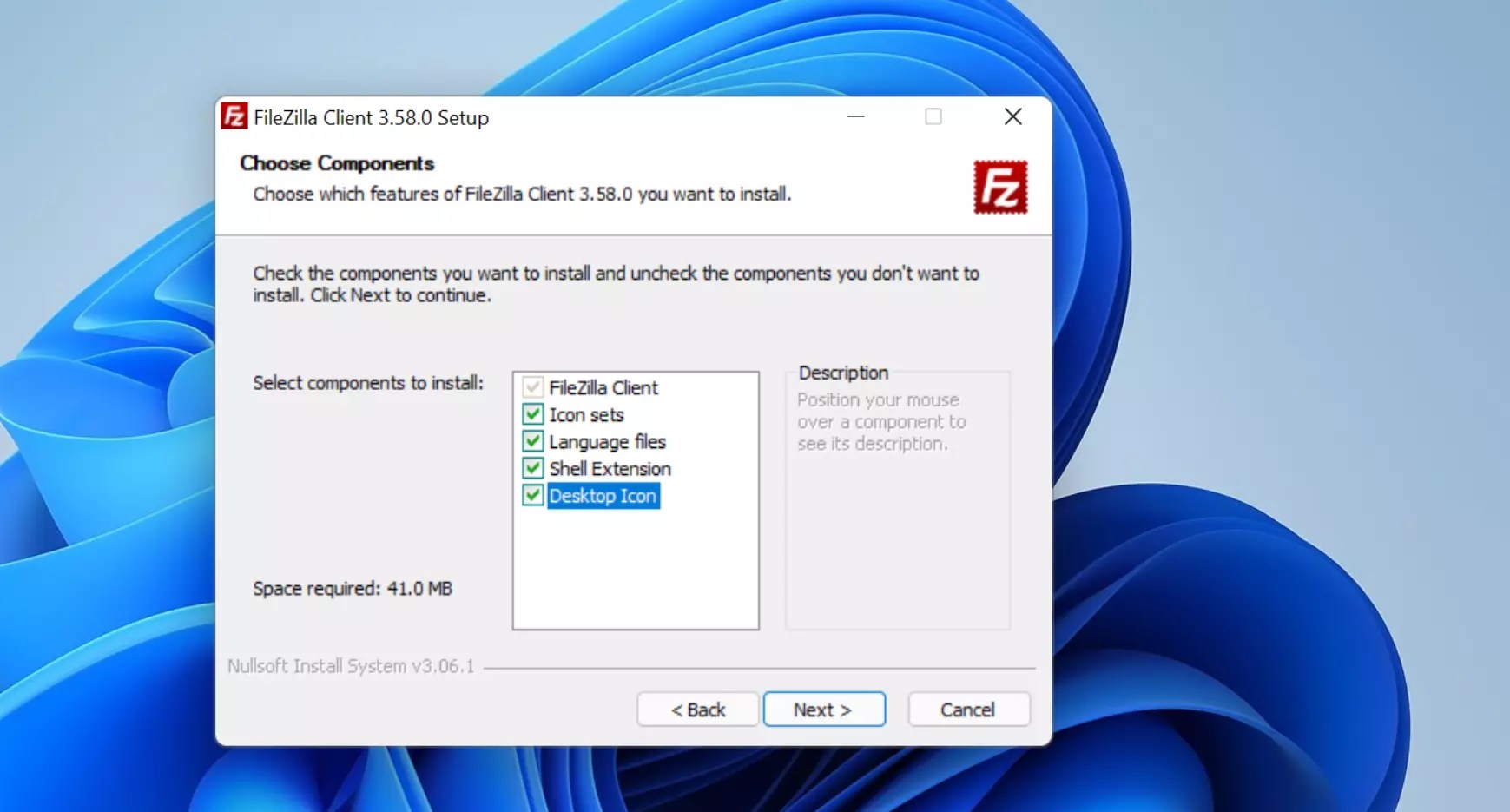 Download FileZilla on Windows 11
