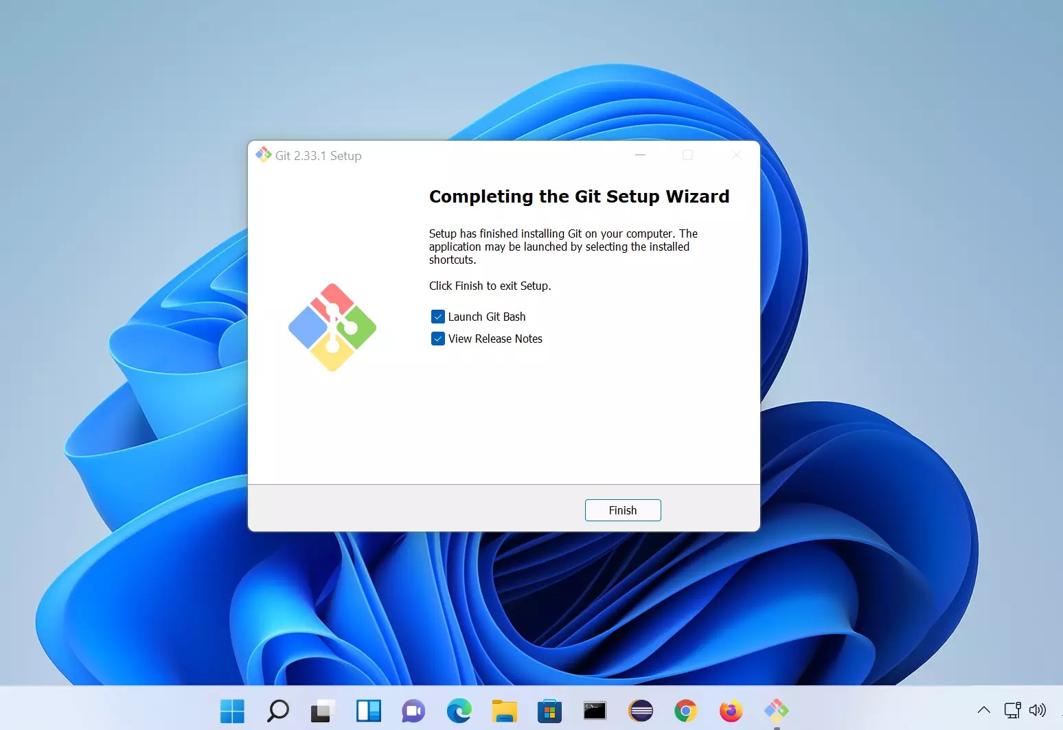 Download Git on Windows 11