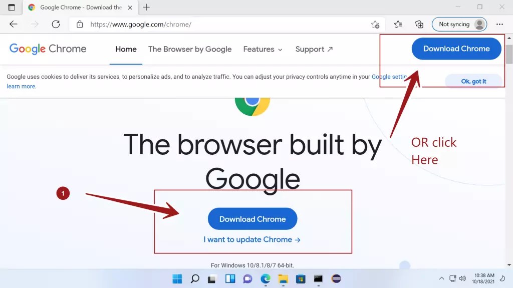 Install Google Chrome on Windows 11
