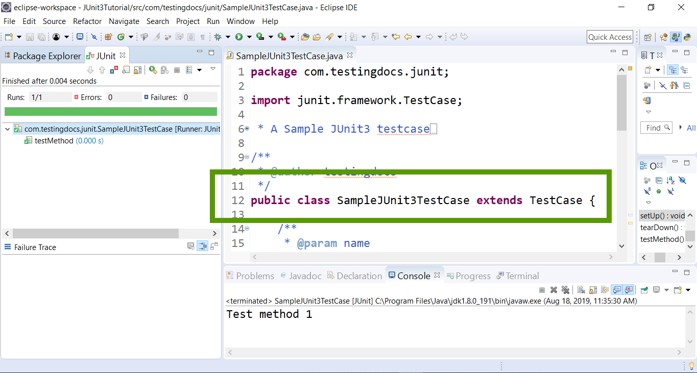 Junit Test Method No Return Value at Vickey Haslam blog