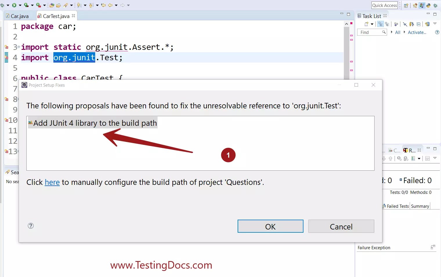 Anatomy of a JUnit Test
