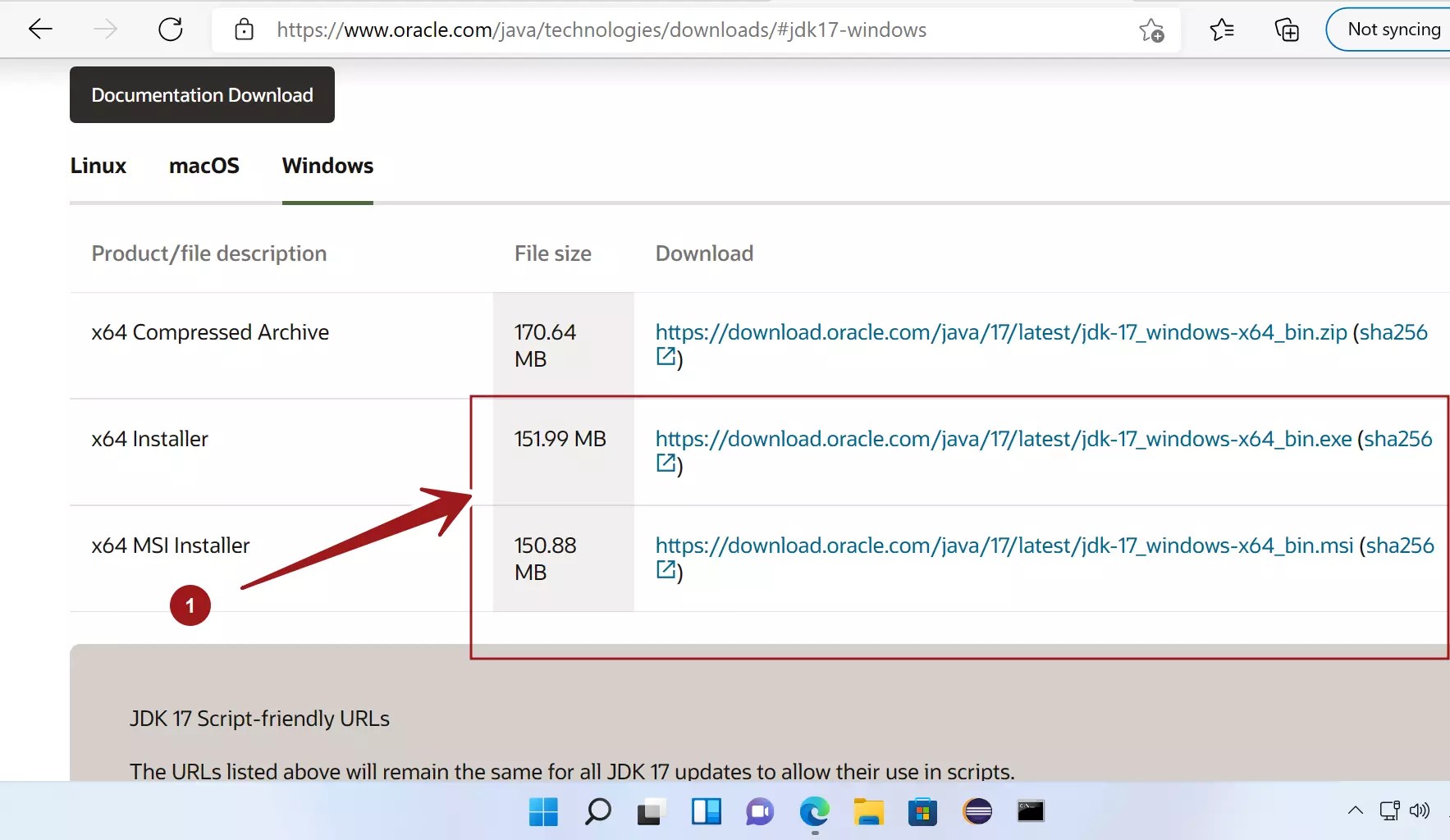 Install Java on Windows 11