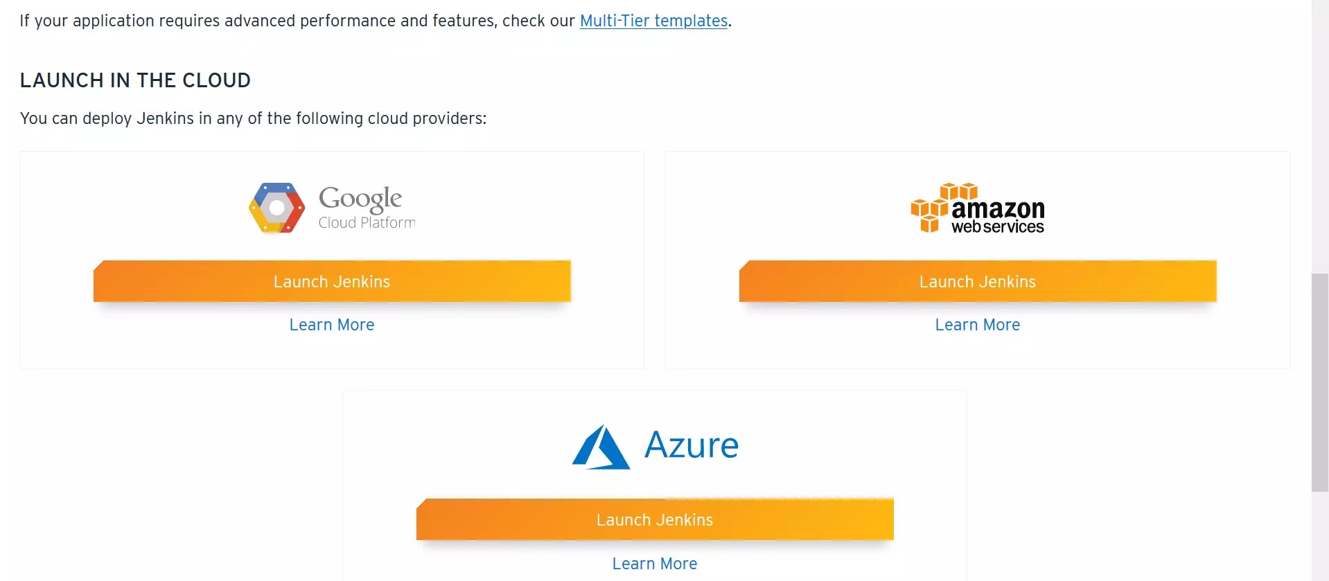 Jenkins Cloud Deployment