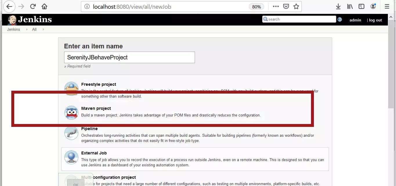 Running Serenity BDD stories with Jenkins