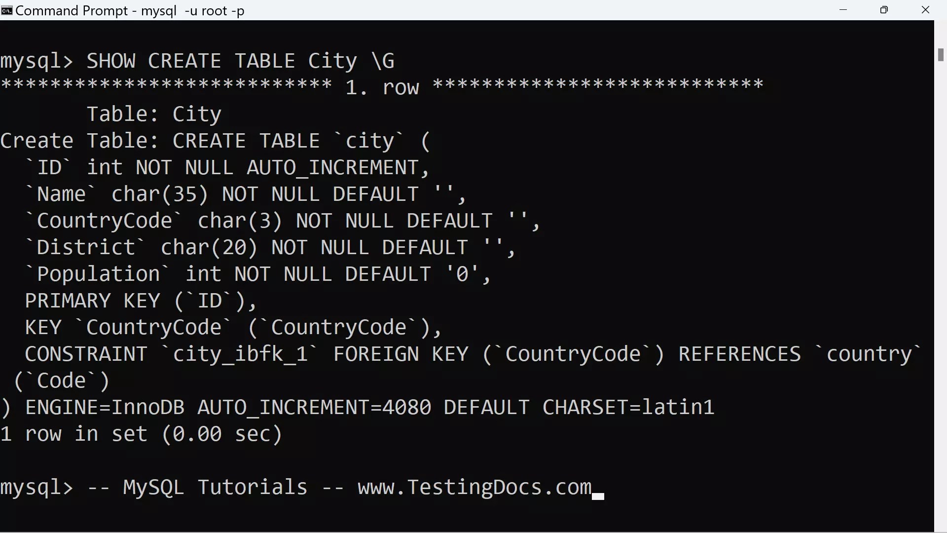 Database Primary and Foreign Key