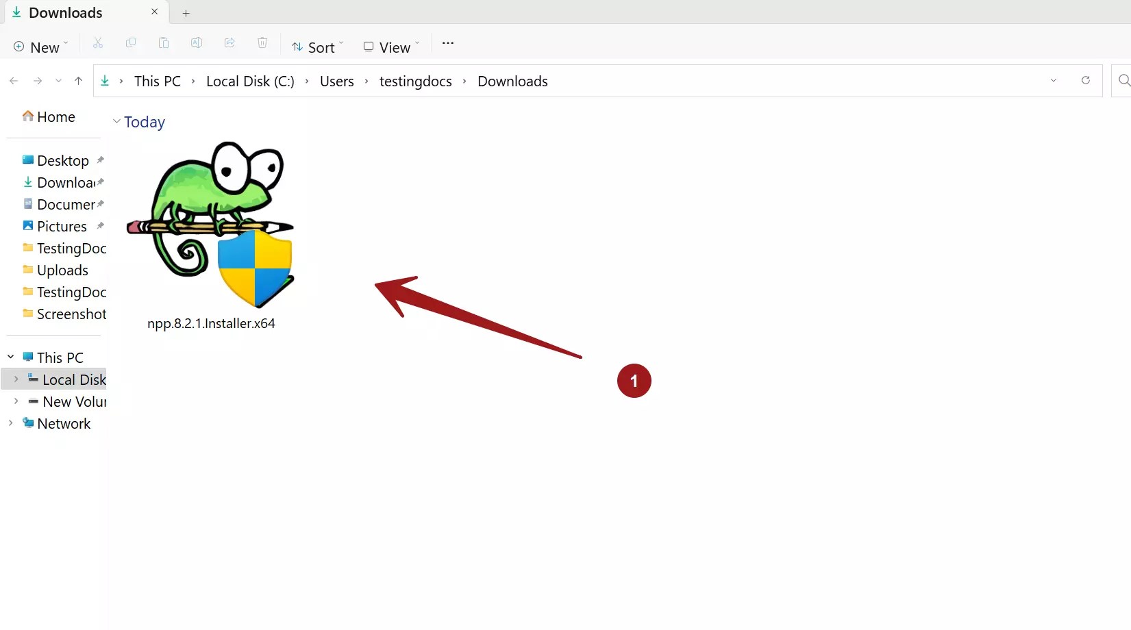 Download Notepad++ Editor on Windows 11