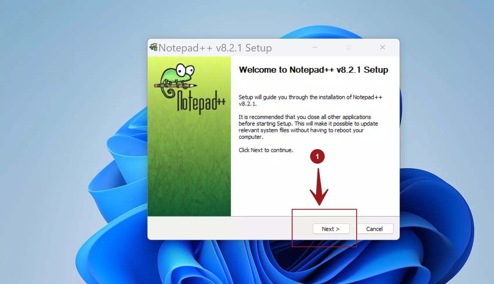 Download Notepad++ Editor on Windows 11