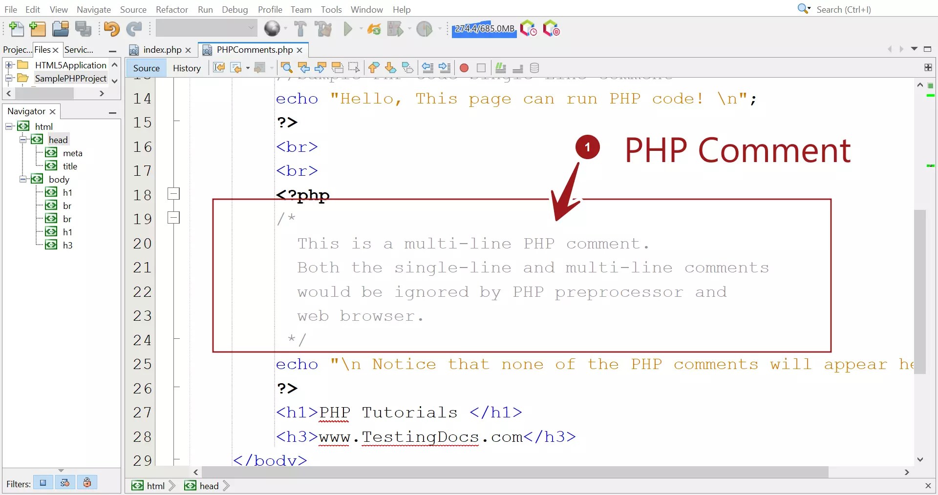 PHP Comments