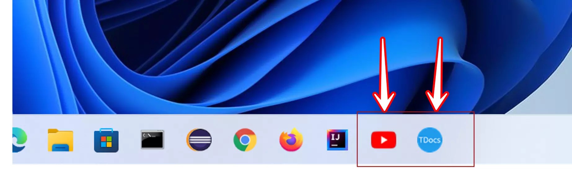 Pin sites to Taskbar on Windows 11