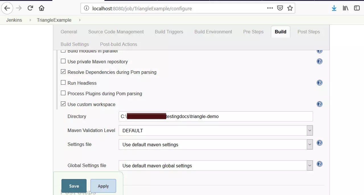 Building a Maven project using Jenkins TestingDocs