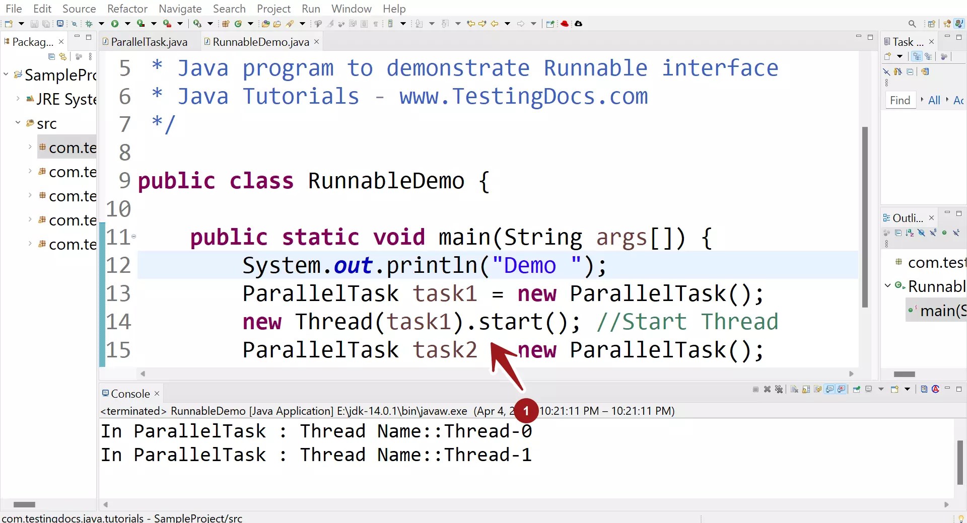 Java Runnable Interface