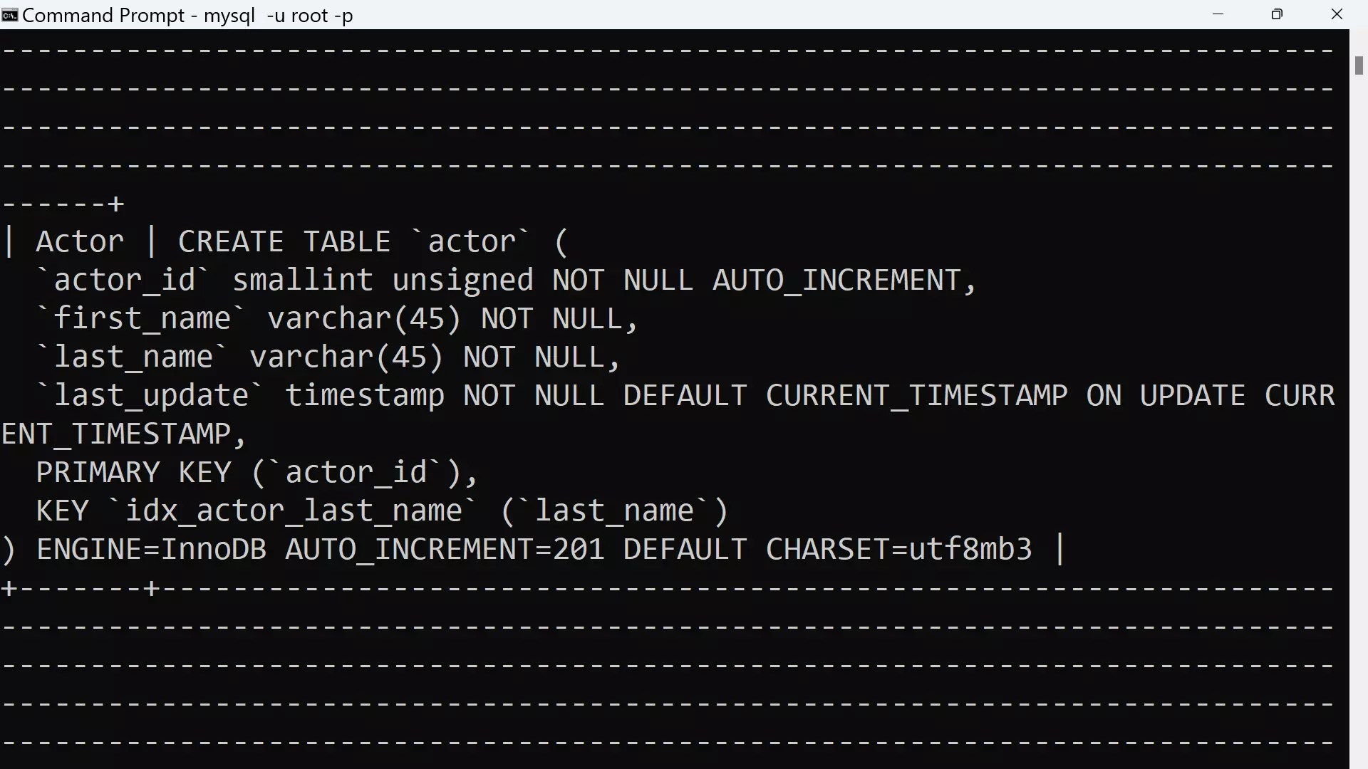 MySQL Replicate Table using Existing Table