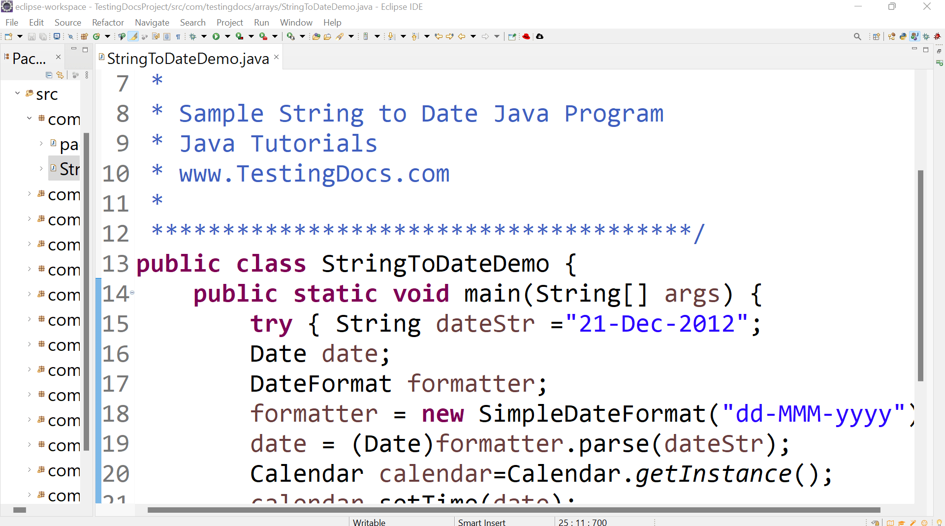 Convert String to Date in Java
