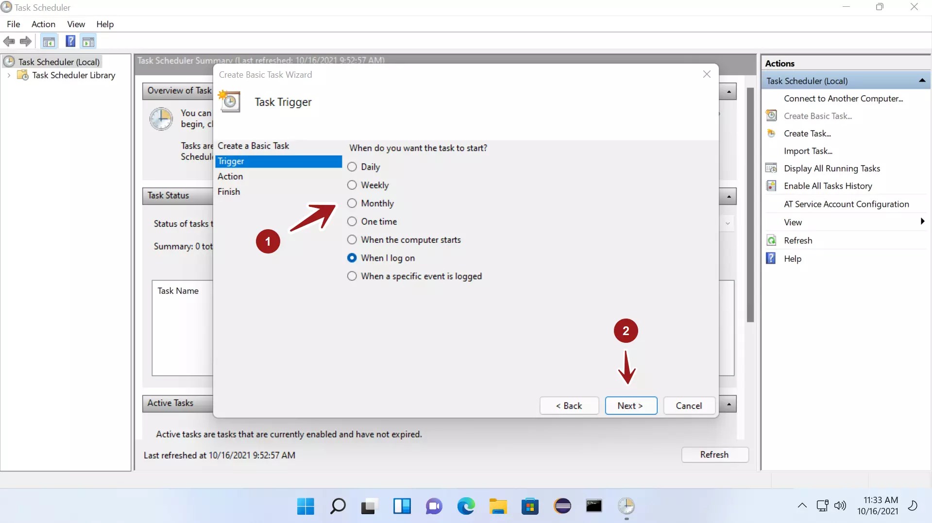 Windows 11 Task Scheduler