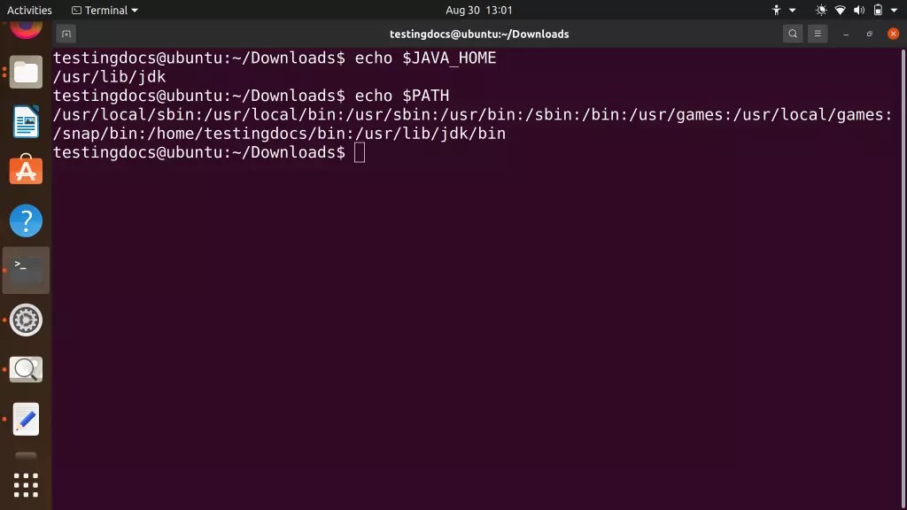 echo Linux Command
