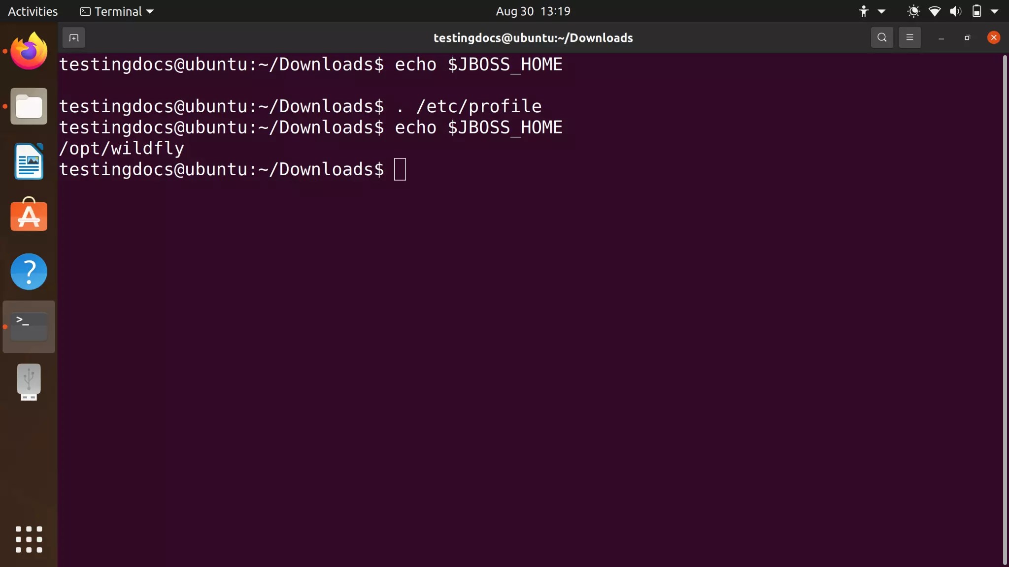 Install JBoss Application Server on Linux