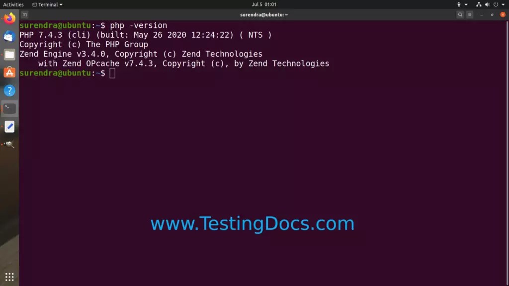 Install PHP on Ubuntu Linux