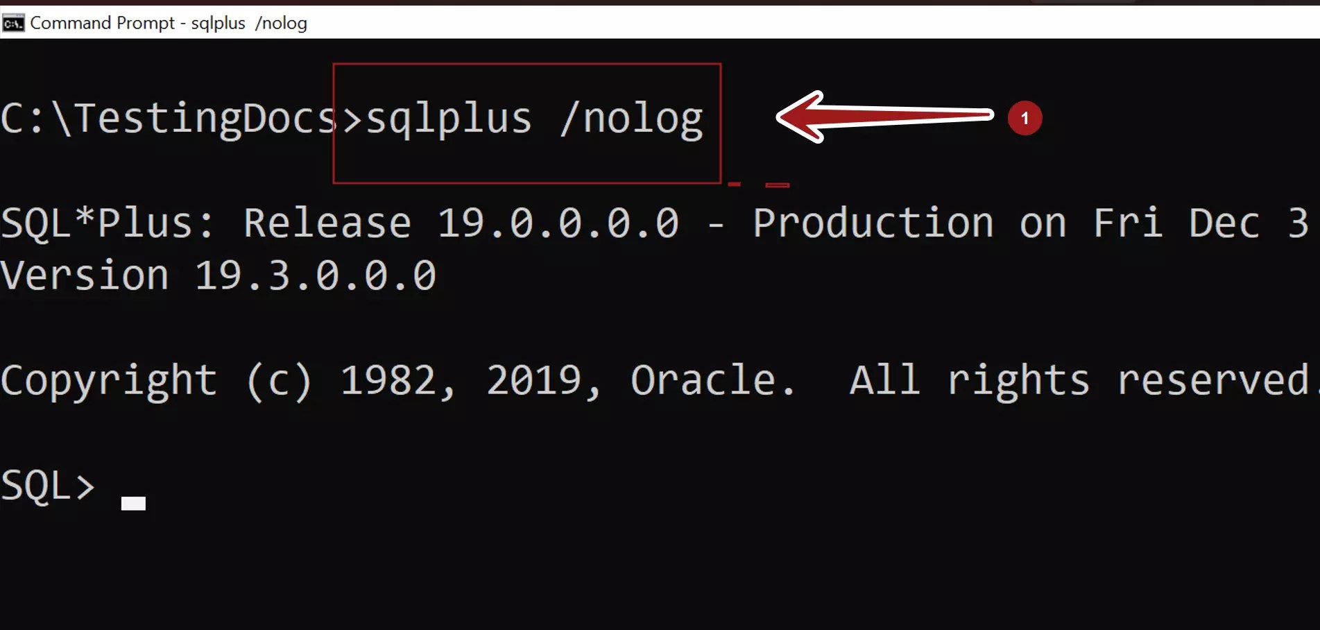 Introduction to Oracle SQL*Plus