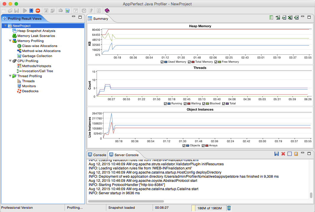 AppPerfect Java Profiler Software Testing Tools Guide