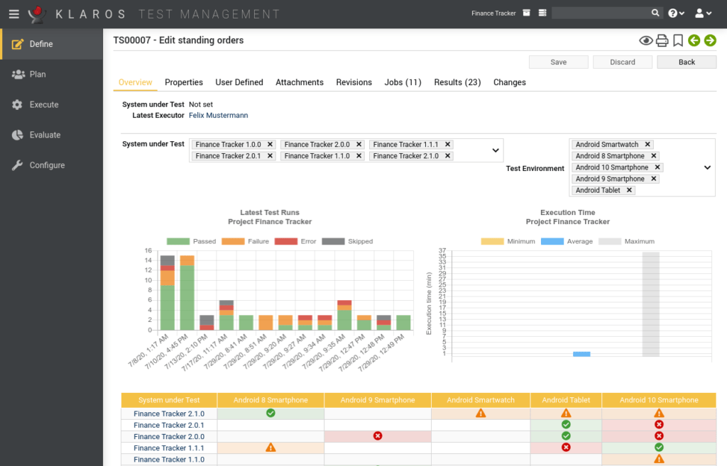 Klaros Test Management Software Testing Tools Guide