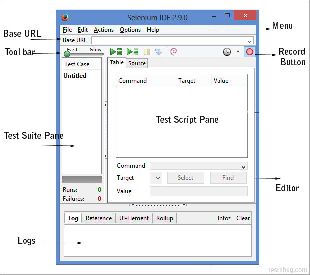 Selenium IDE Features