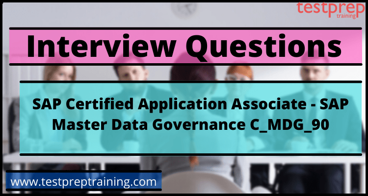 SAP Certified Application Associate SAP Master Data Governance C_MDG