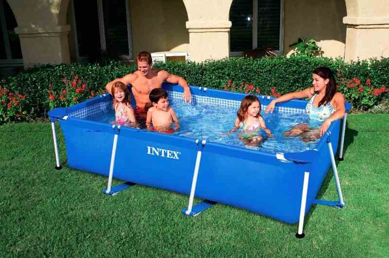 Intex Frame Pool Rechteckig Aufstellpool in 4 Größen (als PoolSet