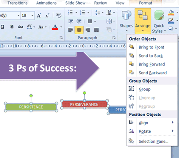PowerPoint Tutorial Aligning Textboxes and Placeholders on a Slide